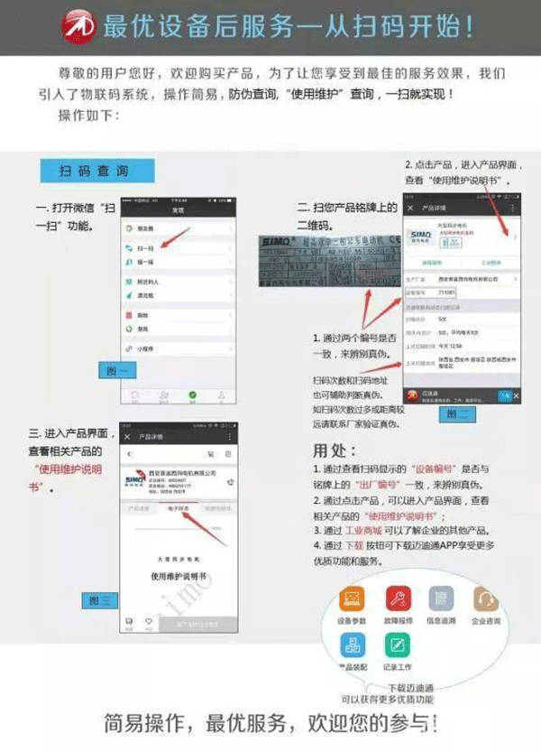 西安泰富西瑪電機2018年1月1日起全面啟用產(chǎn)品防偽碼系統(tǒng)。